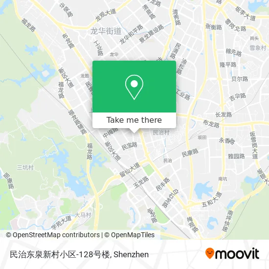 民治东泉新村小区-128号楼 map