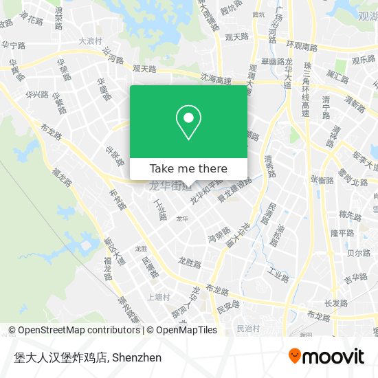 堡大人汉堡炸鸡店 map