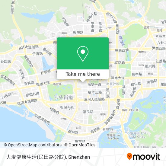 大麦健康生活(民田路分院) map