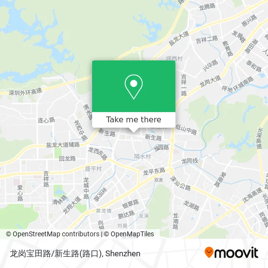 龙岗宝田路/新生路(路口) map