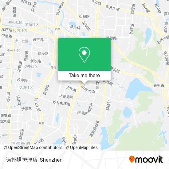 诺扑螨护理店 map