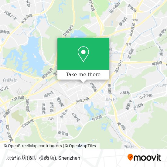 坛记酒坊(深圳横岗店) map