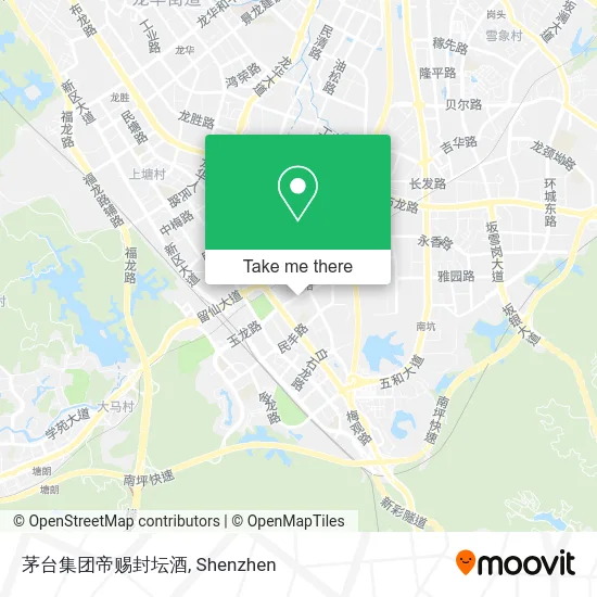 茅台集团帝赐封坛酒 map