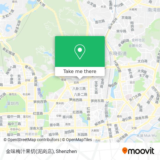 金味梅汁果切(泥岗店) map