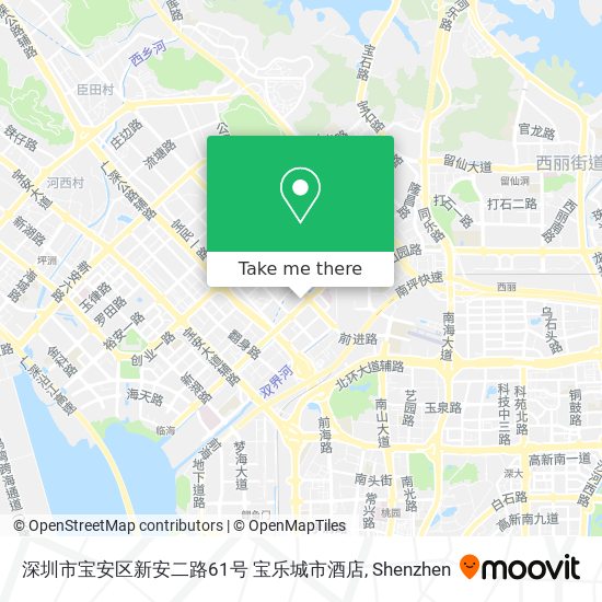 深圳市宝安区新安二路61号 宝乐城市酒店 map