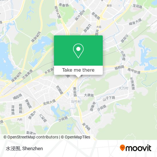 水浸围 map