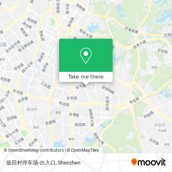 坂田村停车场-出入口 map