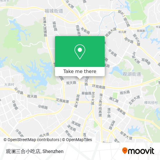 观澜三合小吃店 map