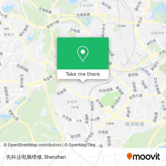 先科达电脑维修 map