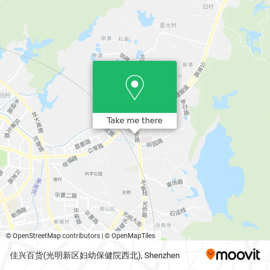 佳兴百货(光明新区妇幼保健院西北) map
