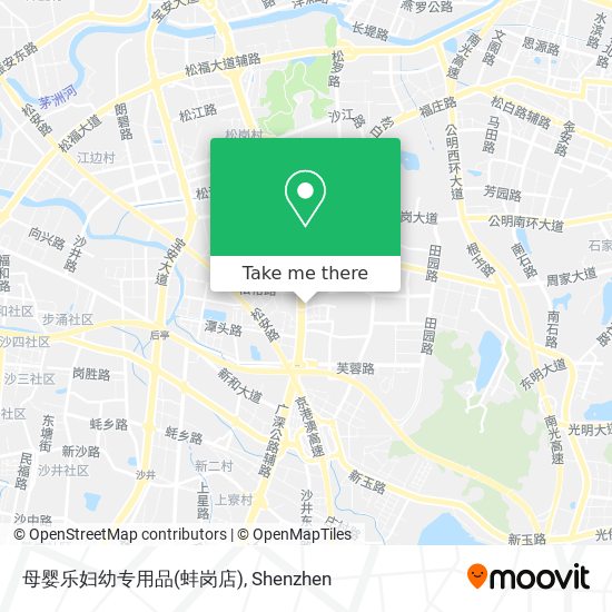 母婴乐妇幼专用品(蚌岗店) map