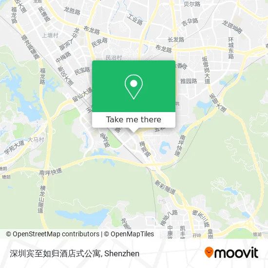 深圳宾至如归酒店式公寓 map
