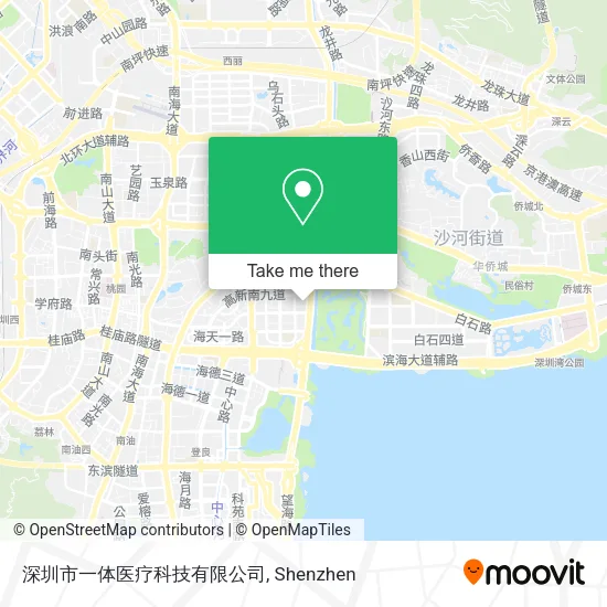 深圳市一体医疗科技有限公司 map