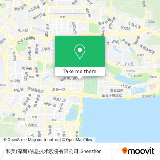 和美(深圳)信息技术股份有限公司 map