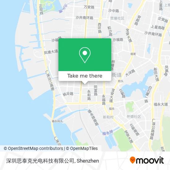 深圳思泰克光电科技有限公司 map