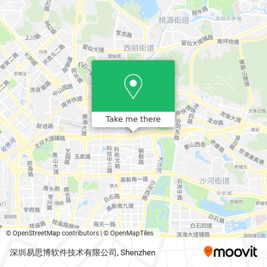 深圳易思博软件技术有限公司 map