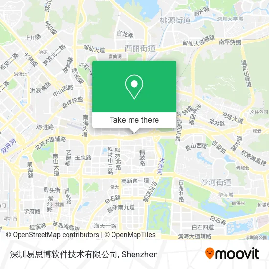 深圳易思博软件技术有限公司 map