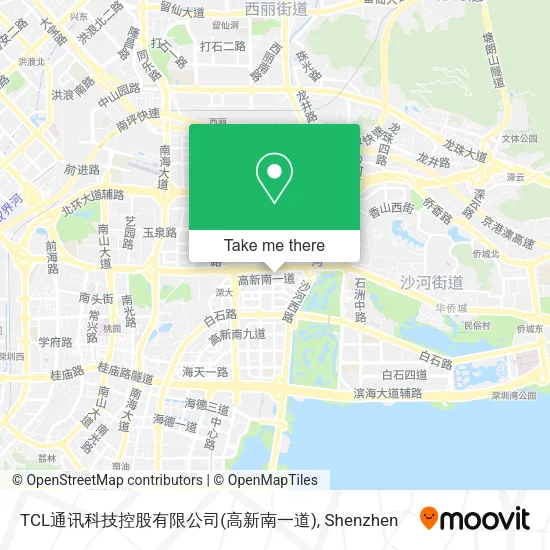 TCL通讯科技控股有限公司(高新南一道) map