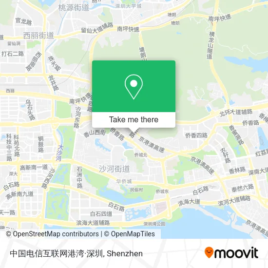 中国电信互联网港湾·深圳 map