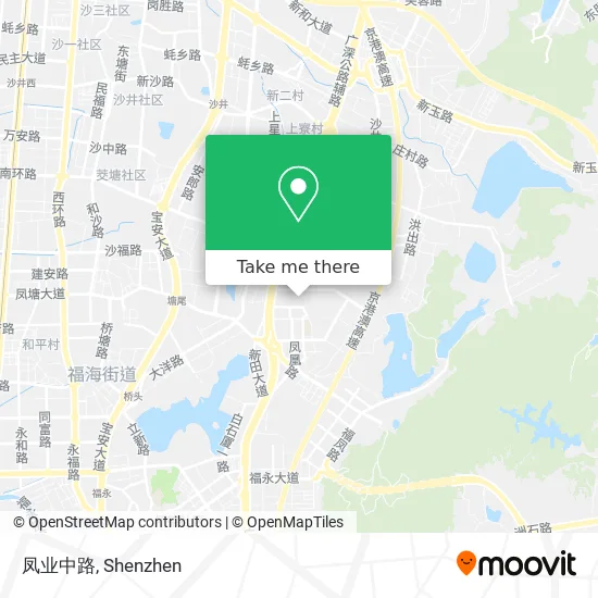 凤业中路 map