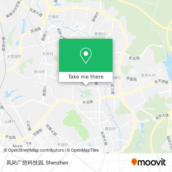 凤岗广慈科技园 map