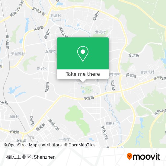 福民工业区 map
