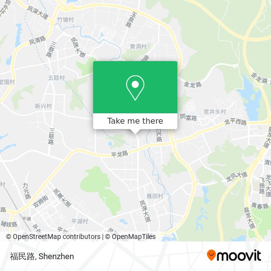 福民路 map