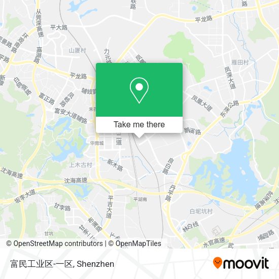 富民工业区-一区 map
