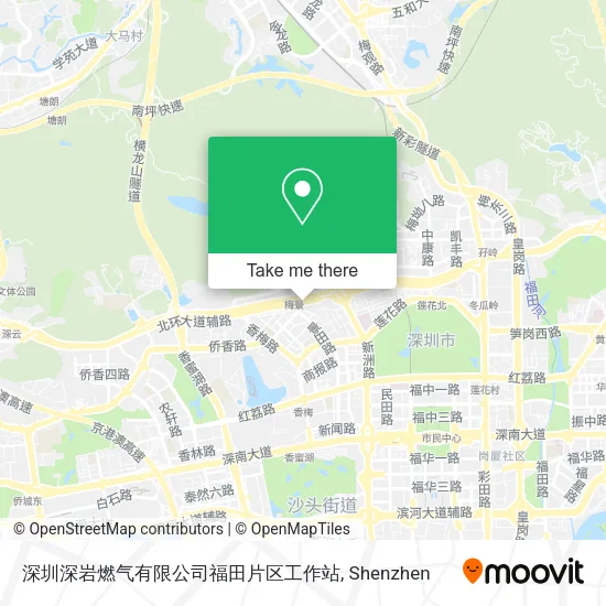 深圳深岩燃气有限公司福田片区工作站 map