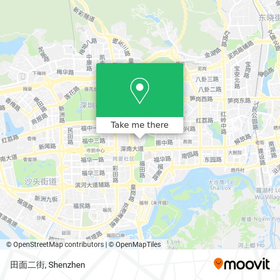 田面二街 map