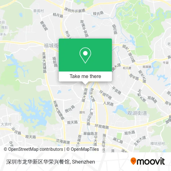 深圳市龙华新区华荣兴餐馆 map