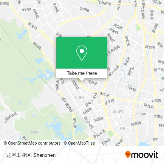 龙屋工业区 map