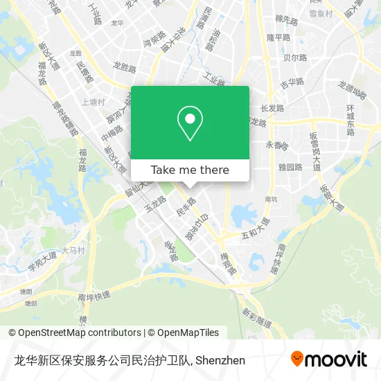 龙华新区保安服务公司民治护卫队 map