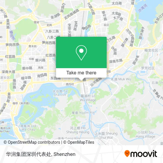 华润集团深圳代表处 map