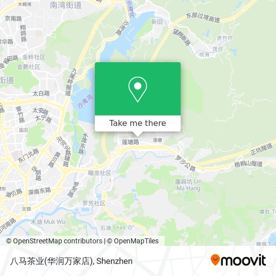 八马茶业(华润万家店) map