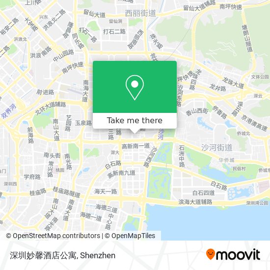 深圳妙馨酒店公寓 map