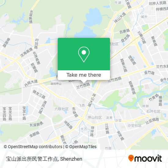 宝山派出所民警工作点 map