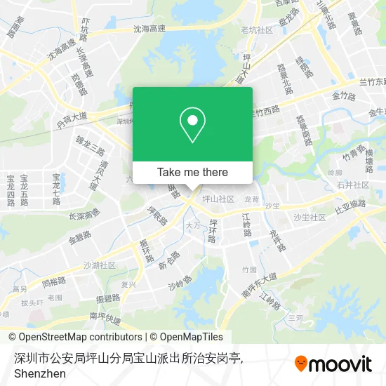 深圳市公安局坪山分局宝山派出所治安岗亭 map