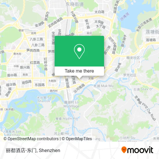 丽都酒店-东门 map