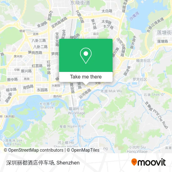 深圳丽都酒店停车场 map