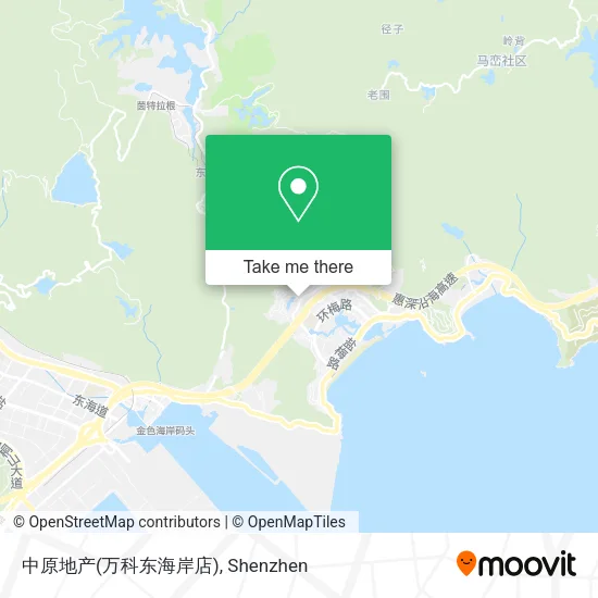 中原地产(万科东海岸店) map