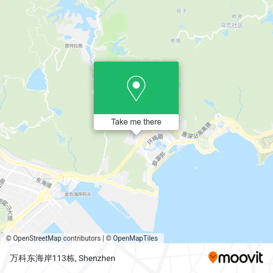 万科东海岸113栋 map