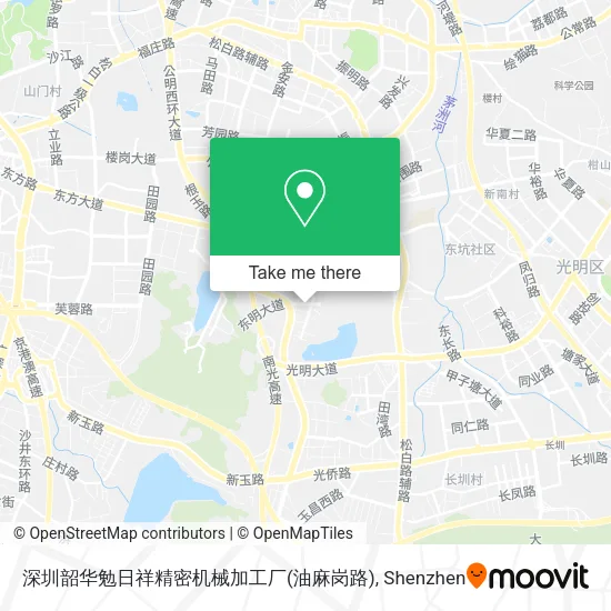 深圳韶华勉日祥精密机械加工厂(油麻岗路) map