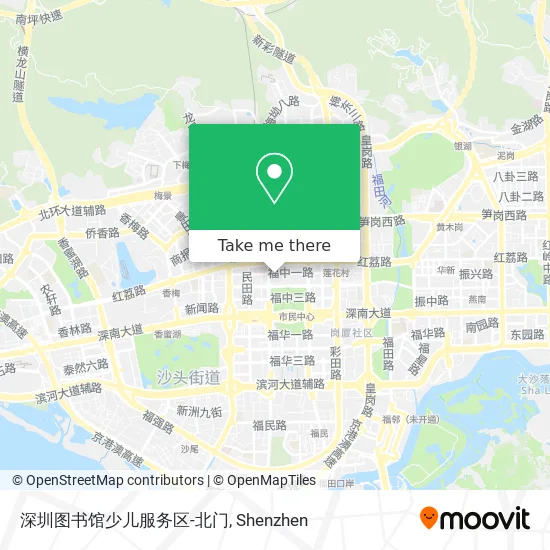 深圳图书馆少儿服务区-北门 map