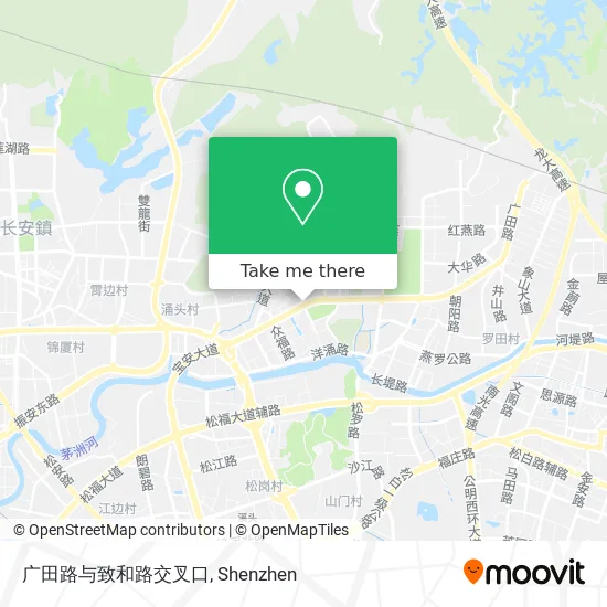 广田路与致和路交叉口 map