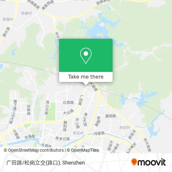 广田路/松岗立交(路口) map