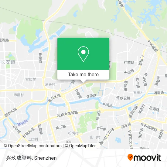 兴玖成塑料 map