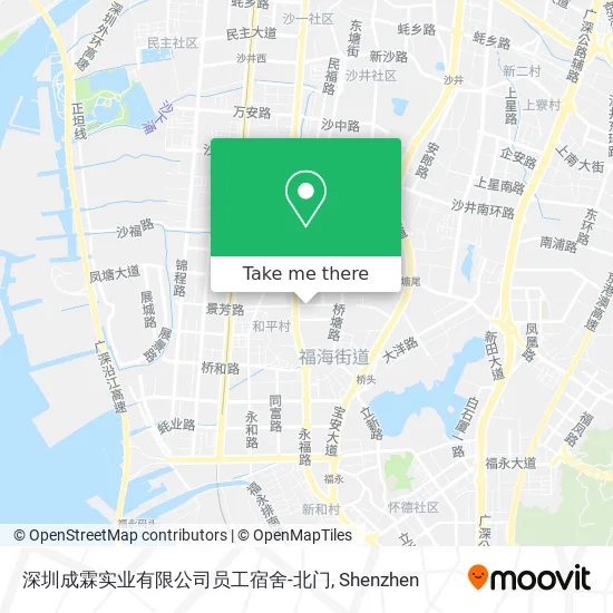 深圳成霖实业有限公司员工宿舍-北门 map