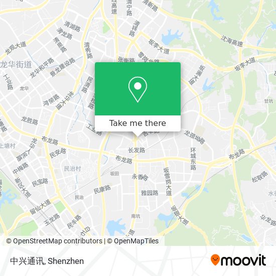 中兴通讯 map