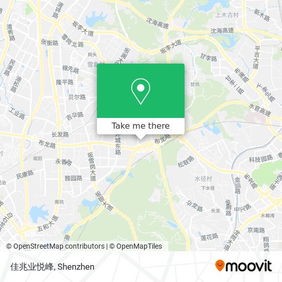 佳兆业悦峰 map